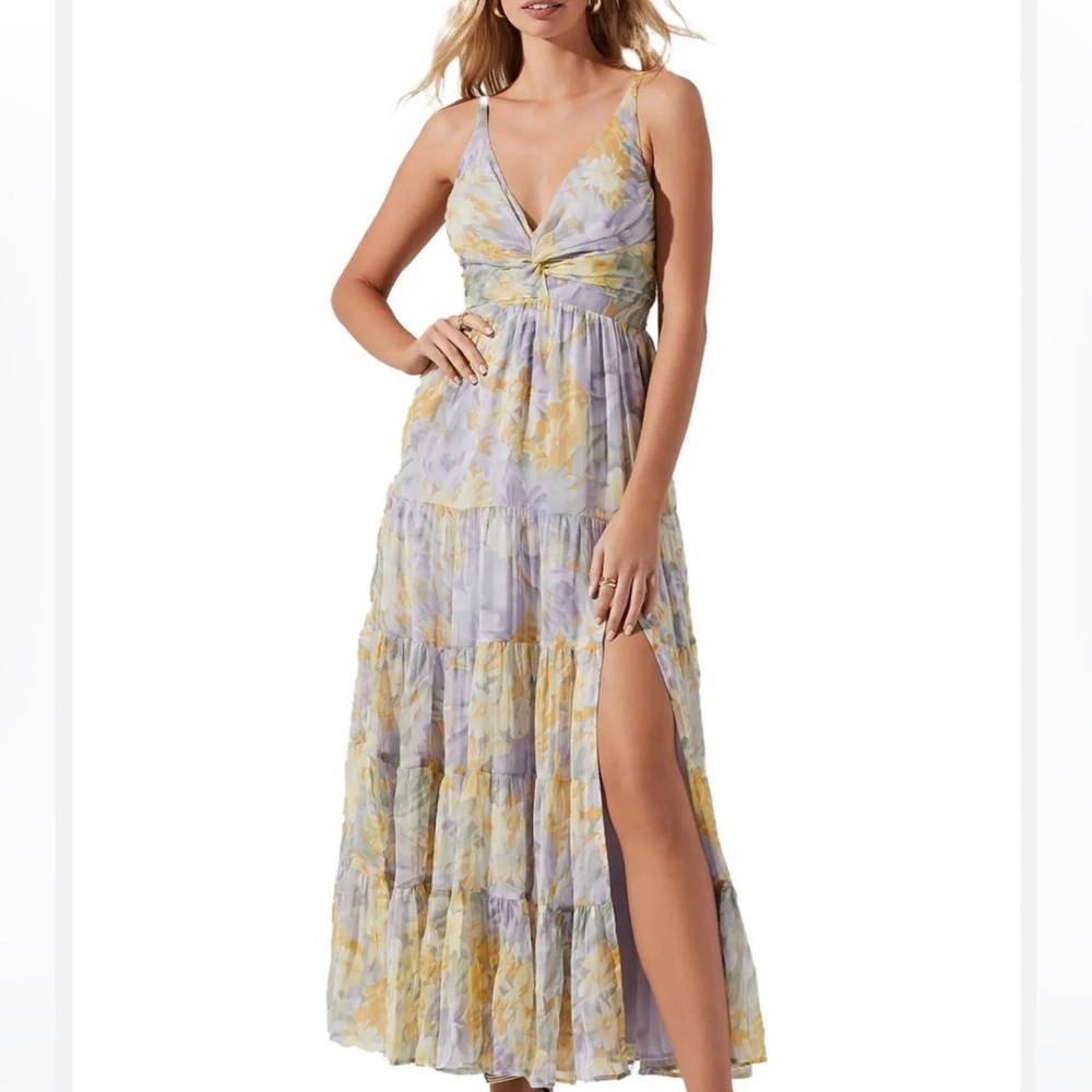 Elsa Floral Tiered Maxi Dress